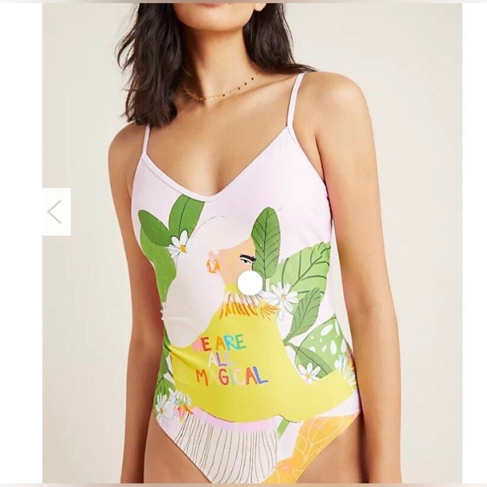 Anthropologie Alja Horvat S Magical Fringed One-Piece Swimsuit